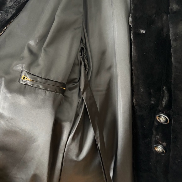 Vintage Black Fur Coat - Picture 9 of 14